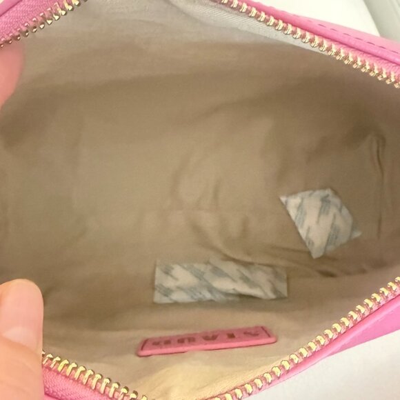 NWT STAUD SHIRLEY BAG TOTE WITH POUCH CLEAR PINK - Picture 8 of 8